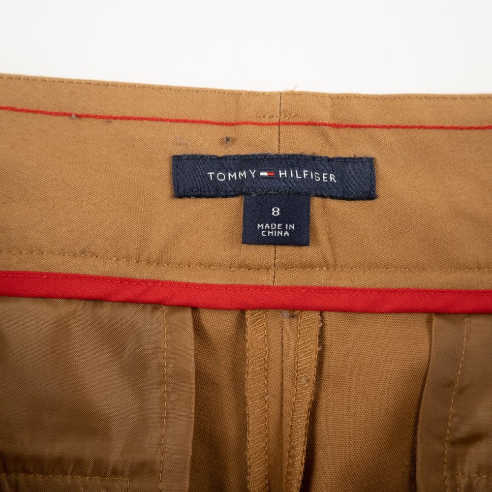 Tommy Hilfiger Stretch Skinny camel tan / brown pants size 8 - Picture 2 of 13
